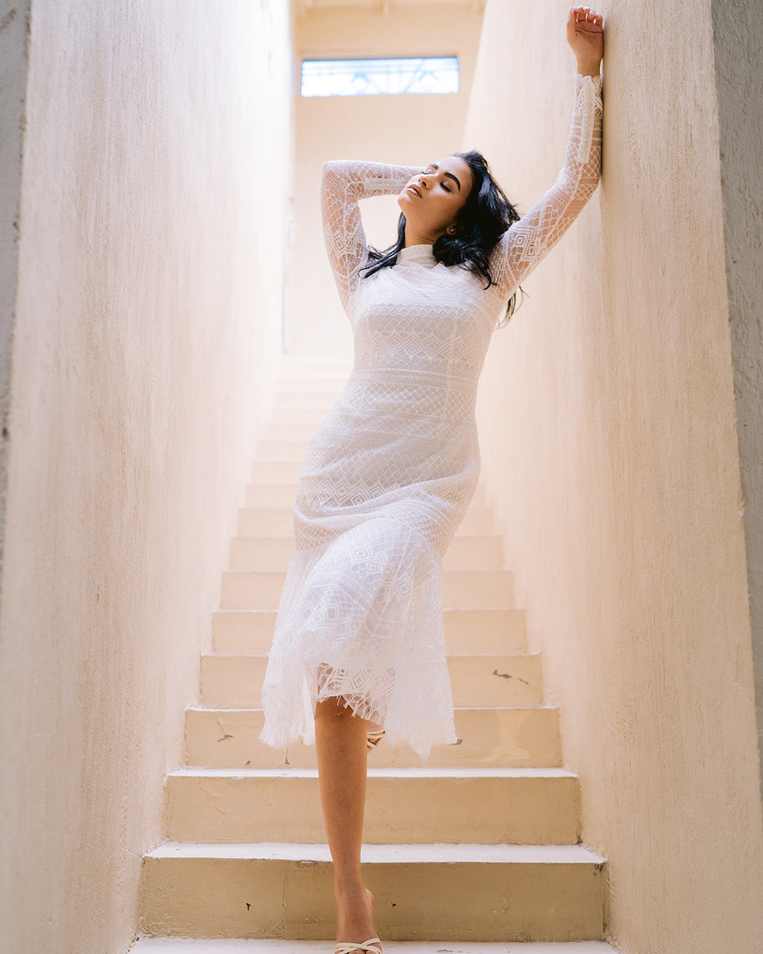 White Lace Dress