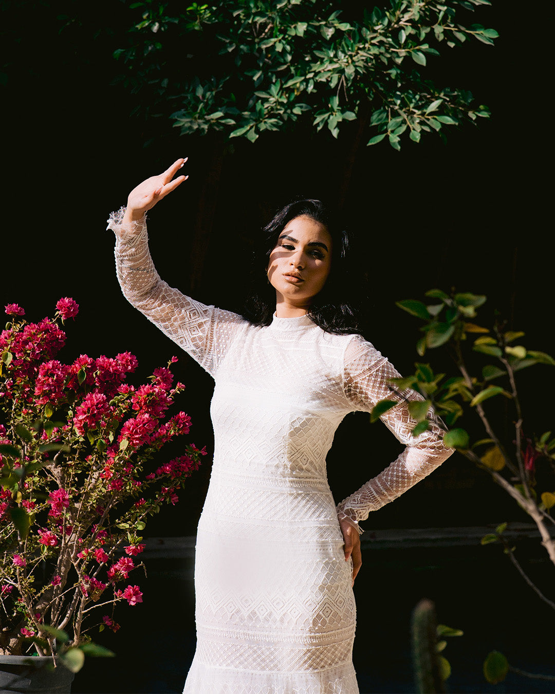 White Lace Dress